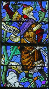 Drzewo Jessego: Ezechiasz, 1557 autorstwa French School